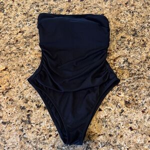 Shade & Shore Black Shape-wear bodysuit